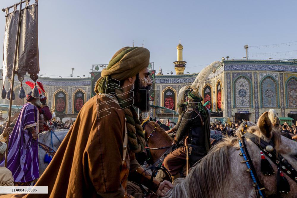 Chabieh and Hasina Procession in Karbala - Iraq