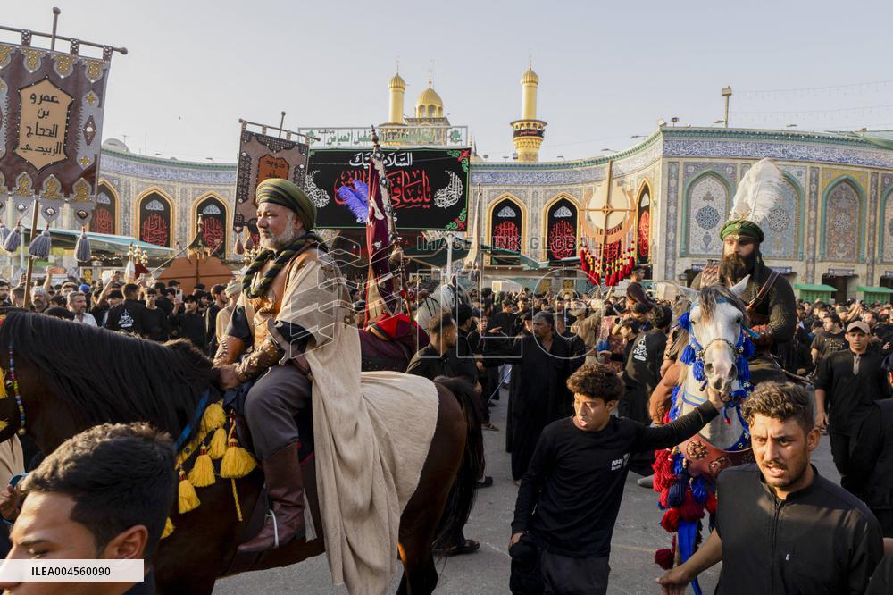 Chabieh and Hasina Procession in Karbala - Iraq