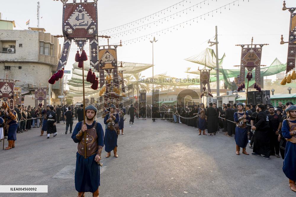 Chabieh and Hasina Procession in Karbala - Iraq