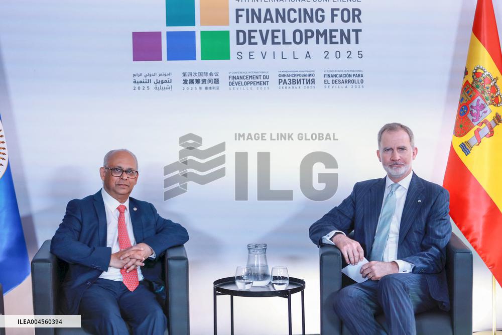 Bilateral Meetings Of King Felipe VI At The Un Summit - Seville