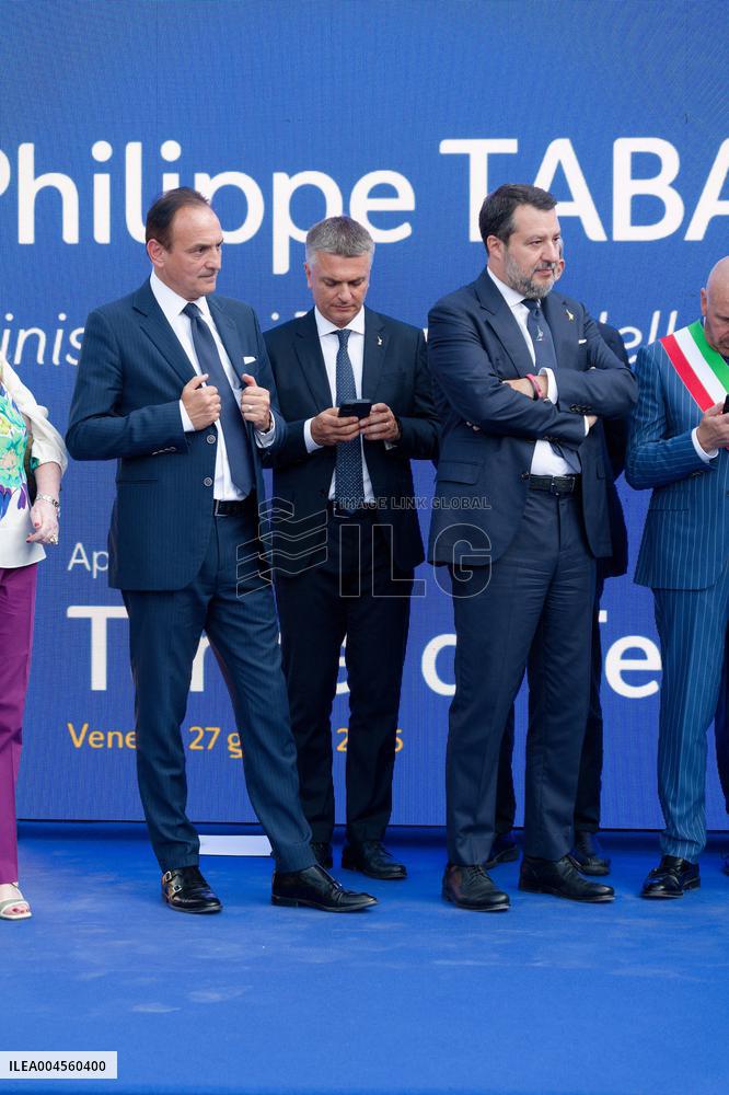 New Tende Tunnel Linking Roya Valley And Limone Inauguration