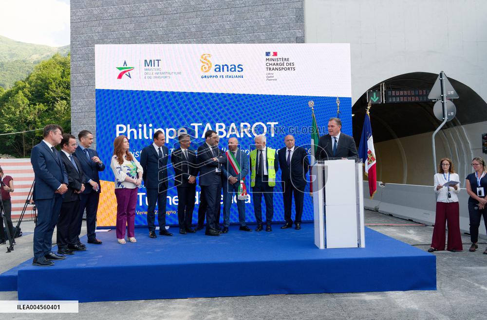 New Tende Tunnel Linking Roya Valley And Limone Inauguration