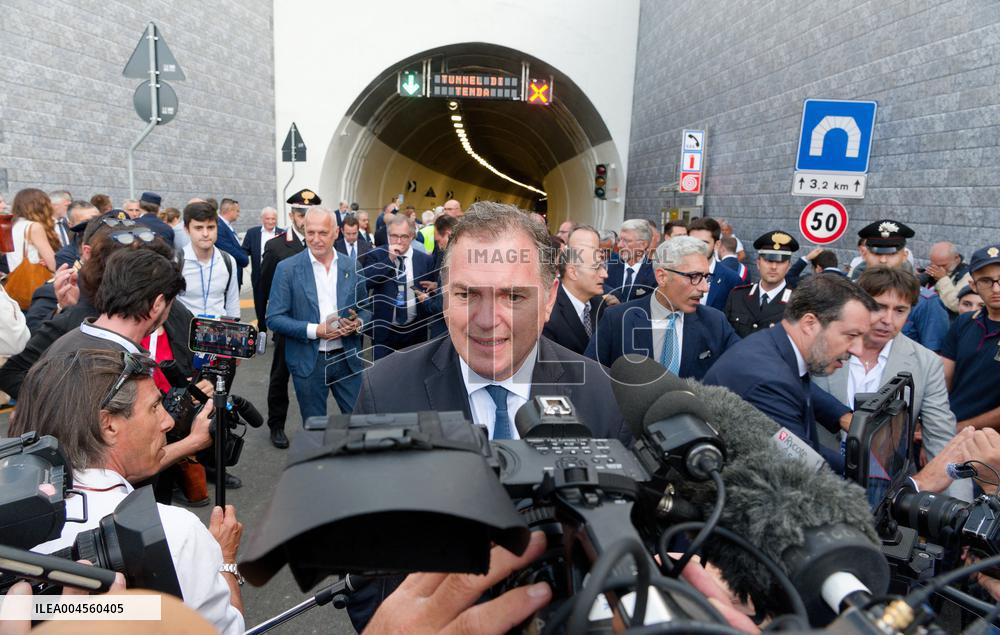 New Tende Tunnel Linking Roya Valley And Limone Inauguration
