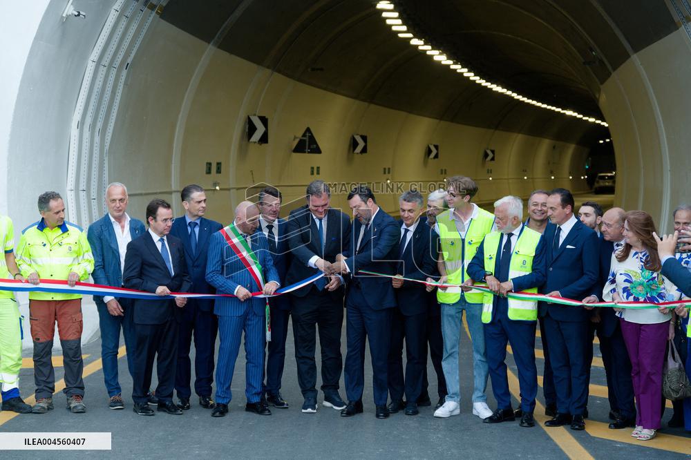 New Tende Tunnel Linking Roya Valley And Limone Inauguration