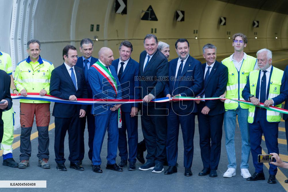 New Tende Tunnel Linking Roya Valley And Limone Inauguration