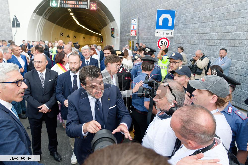 New Tende Tunnel Linking Roya Valley And Limone Inauguration