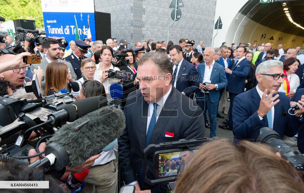 New Tende Tunnel Linking Roya Valley And Limone Inauguration