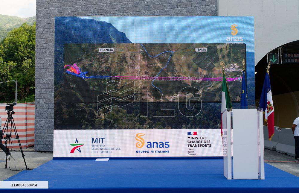 New Tende Tunnel Linking Roya Valley And Limone Inauguration