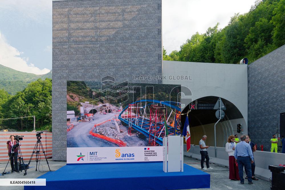 New Tende Tunnel Linking Roya Valley And Limone Inauguration