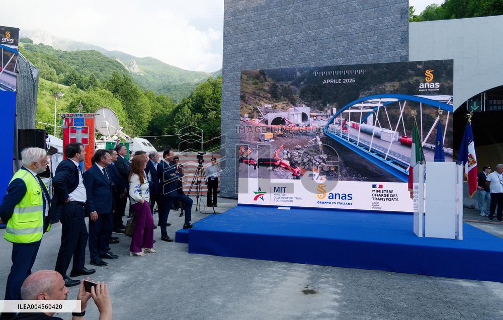 New Tende Tunnel Linking Roya Valley And Limone Inauguration