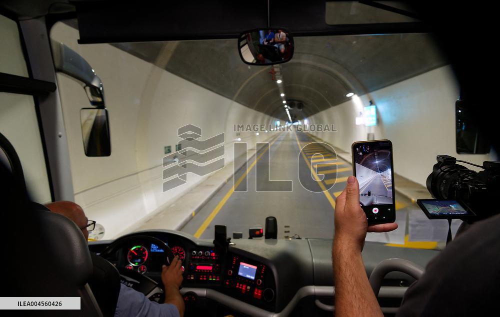 New Tende Tunnel Linking Roya Valley And Limone Inauguration