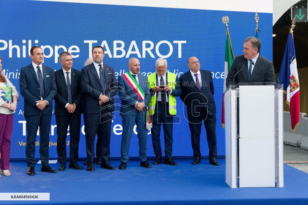 New Tende Tunnel Linking Roya Valley And Limone Inauguration