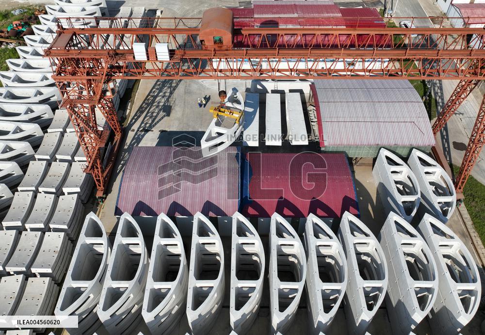 Nanchang-Jiujiang High-speed Railway Construction in Nanchang