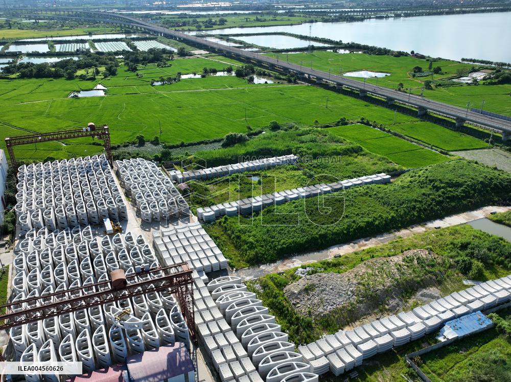 Nanchang-Jiujiang High-speed Railway Construction in Nanchang