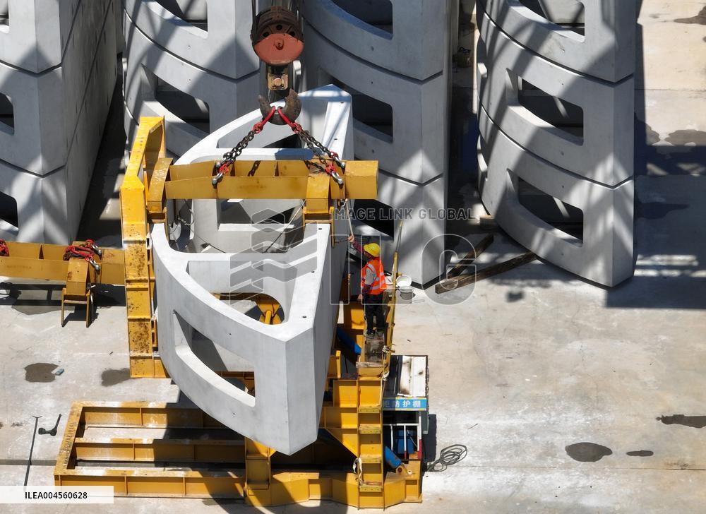 Nanchang-Jiujiang High-speed Railway Construction in Nanchang