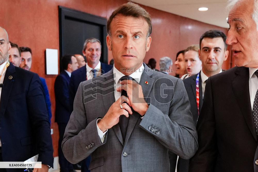 Macron At 4th UN International Conference on Financing for Development - Seville