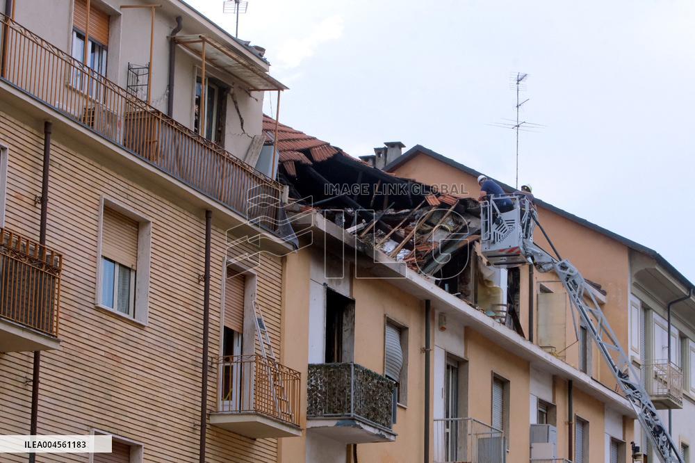 Appartement Explosion in Turin - Italy