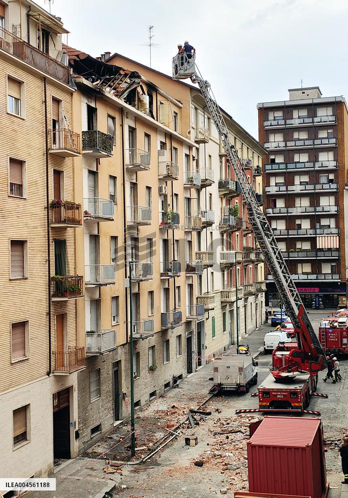 Appartement Explosion in Turin - Italy