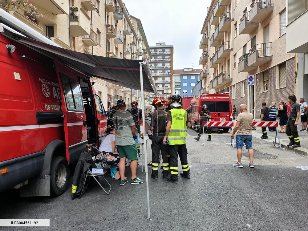 Appartement Explosion in Turin - Italy