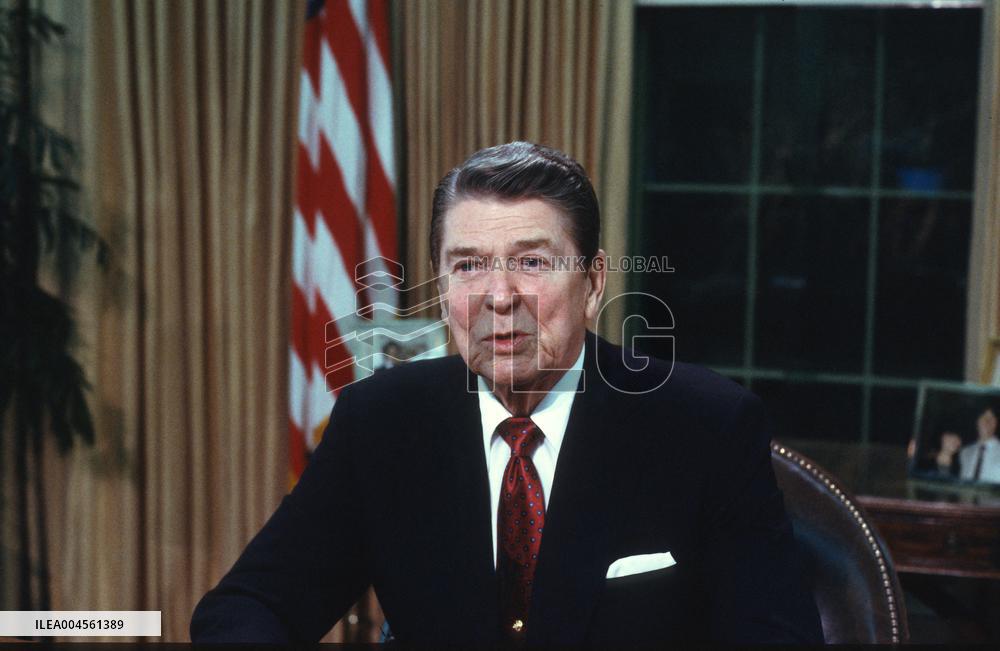 Reagan Oval Office Address on Contra Aid