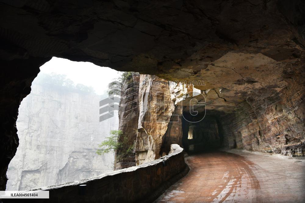 Guoliang Cliffside Road in Xinxiang