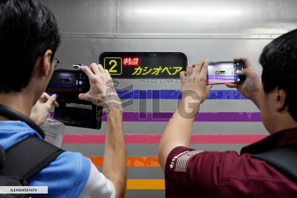 Luxury train Cassiopeia's last run