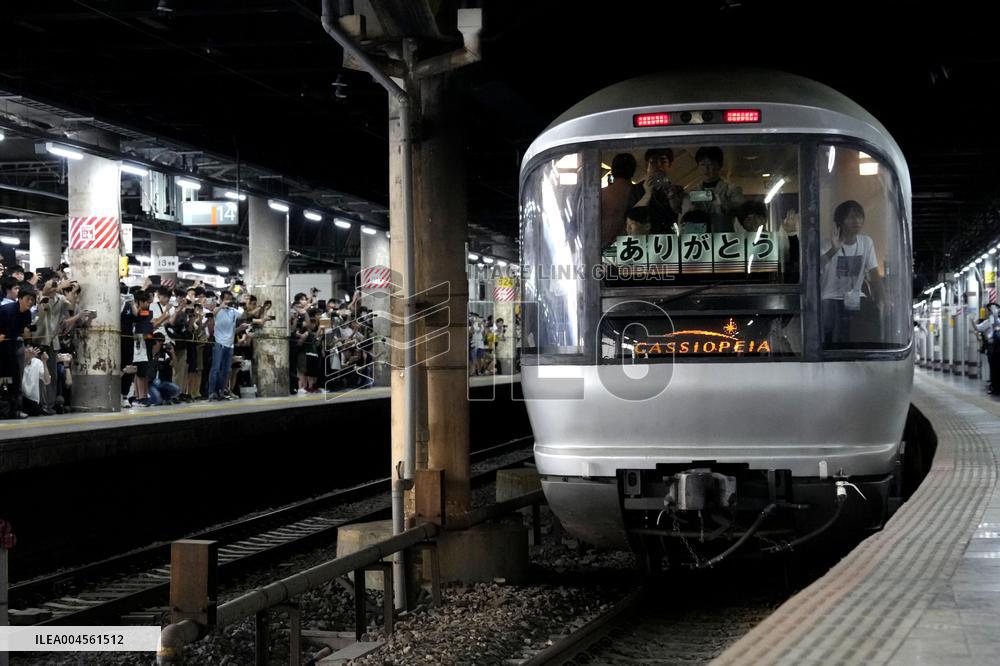 Luxury train Cassiopeia's last run