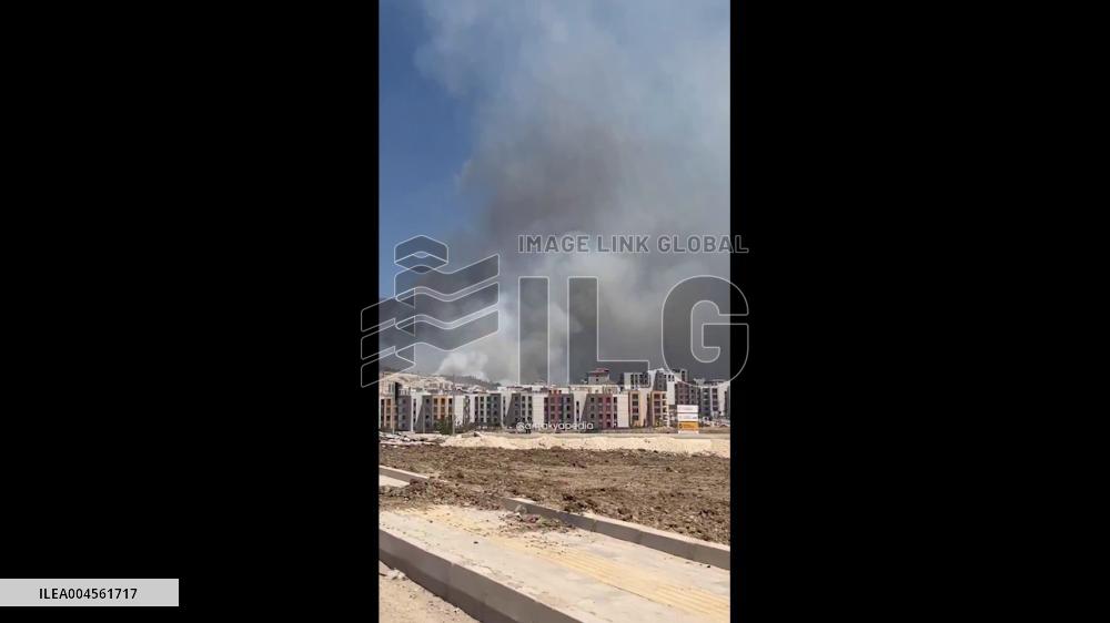 Turkey: Wildfire Rages in Antakya, Forcing 1,500 People to Evacuate
