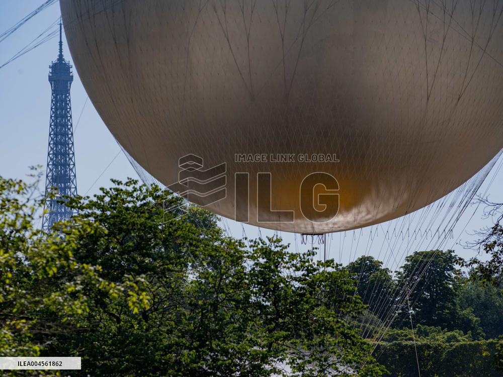 Olympic Flame Returns to Tuileries Garden in New Display - Paris