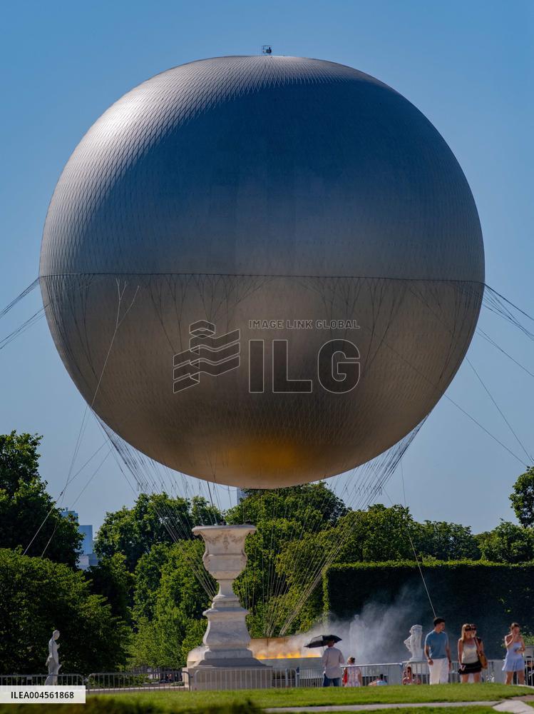 Olympic Flame Returns to Tuileries Garden in New Display - Paris