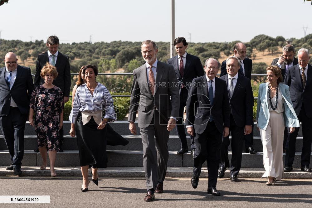 King Felipe VI during an audience - Seville