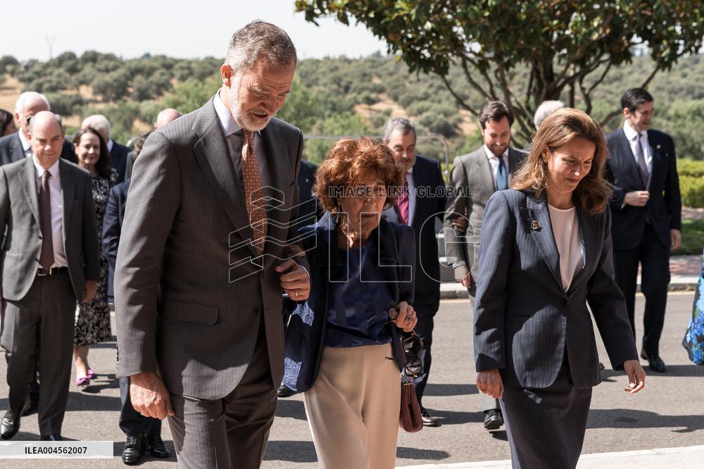 King Felipe Receives The Book Felipe Vi 2014 2024: Profiles Of A Decade - Madrid