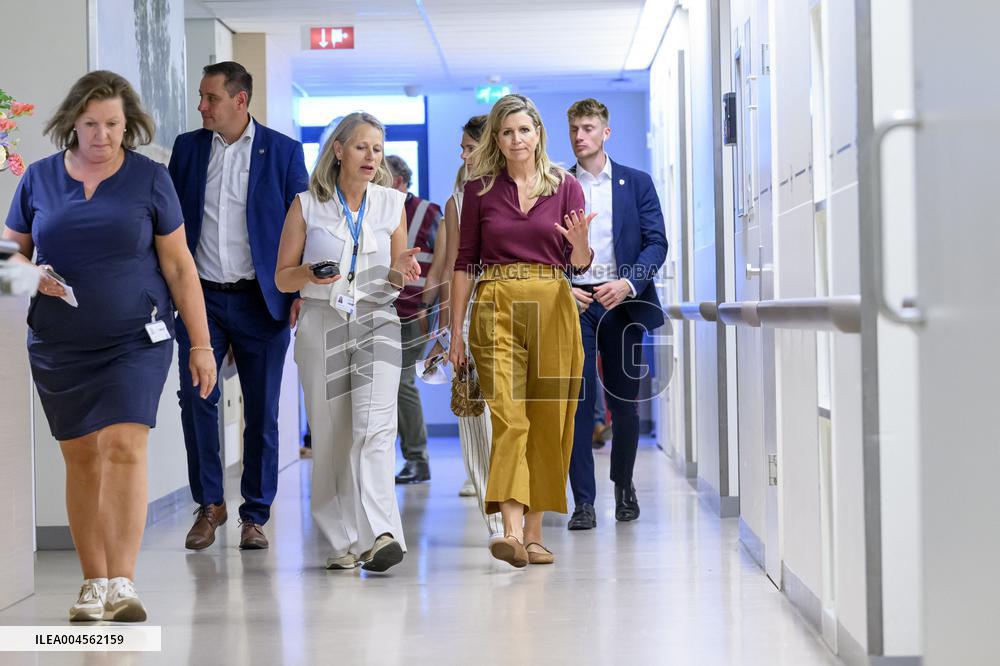Queen Maxima Visits Radboud University Medical Center - Netherlands