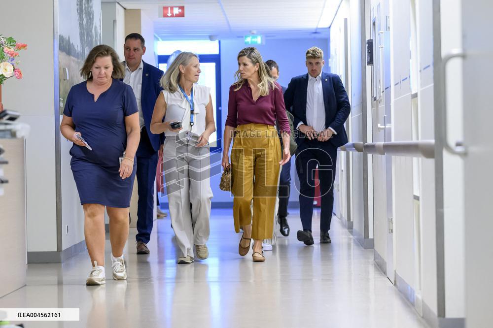 Queen Maxima Visits Radboud University Medical Center - Netherlands