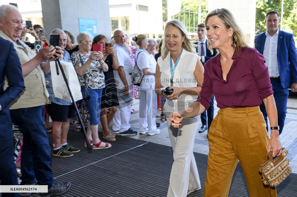 Queen Maxima Visits Radboud University Medical Center - Netherlands