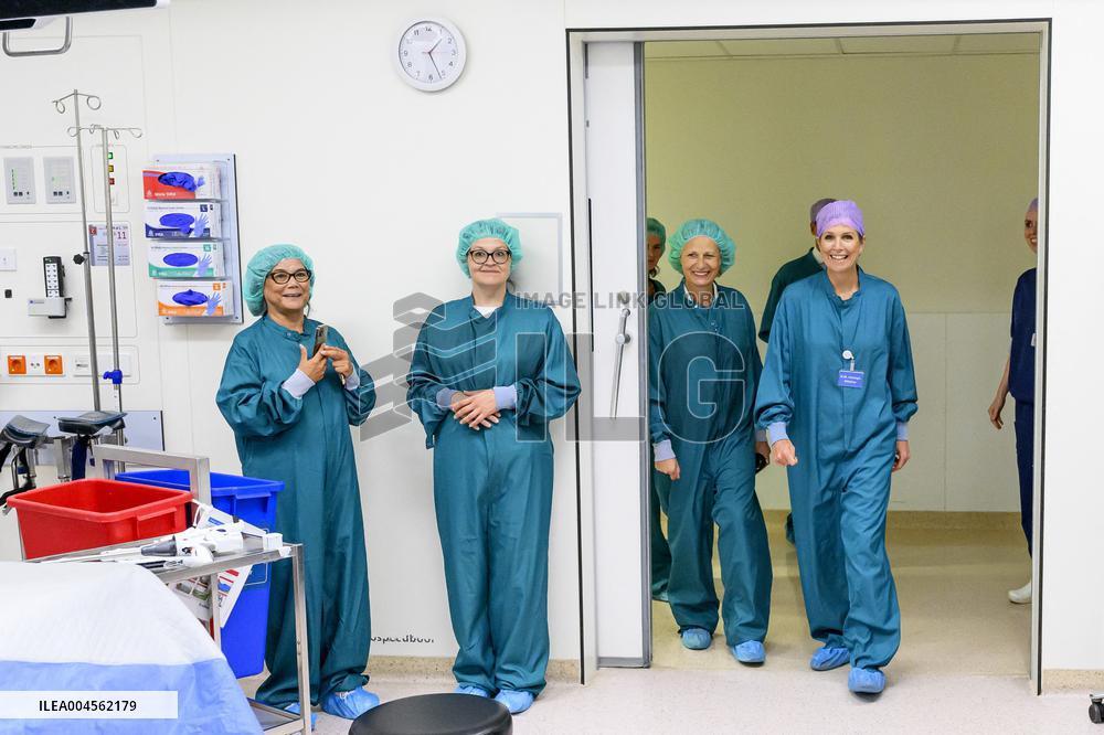 Queen Maxima Visits Radboud University Medical Center - Netherlands