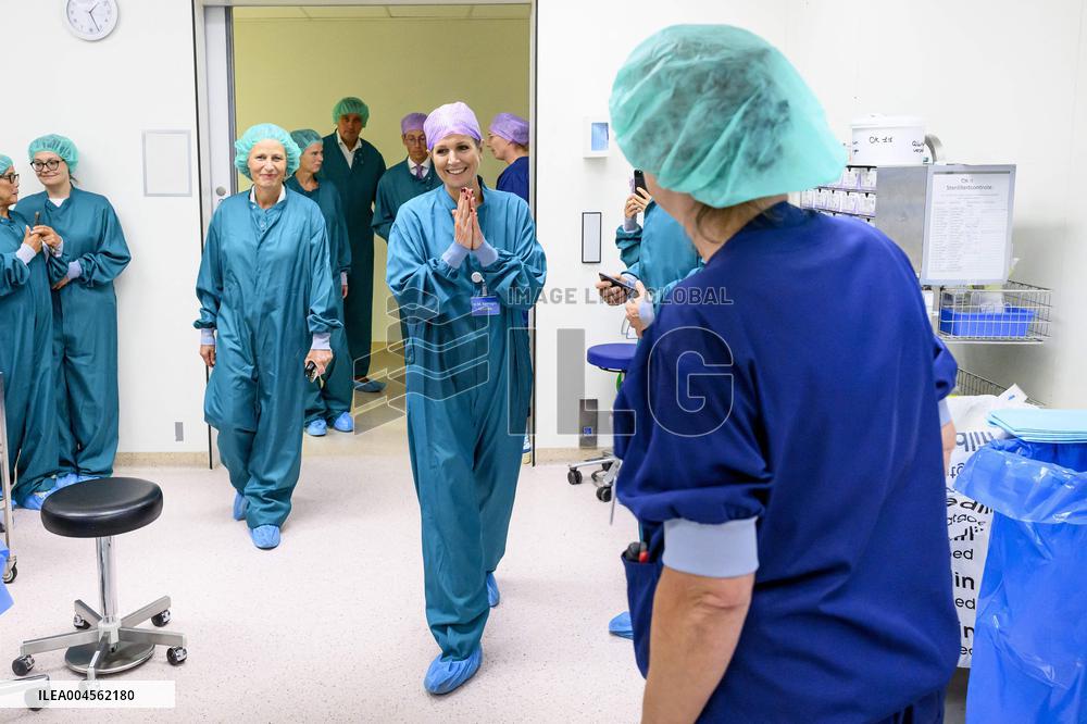 Queen Maxima Visits Radboud University Medical Center - Netherlands