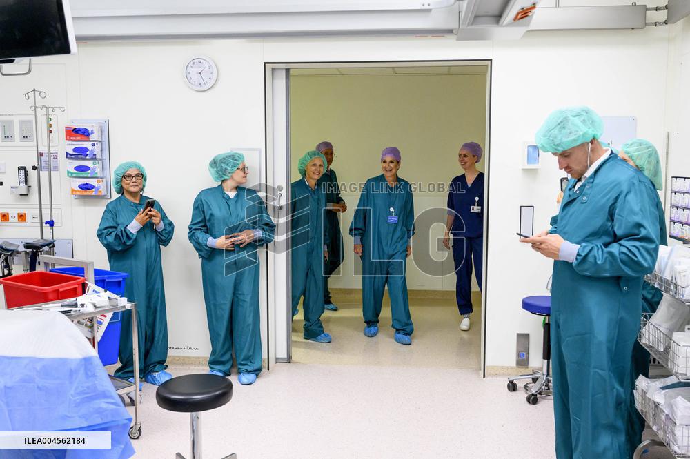 Queen Maxima Visits Radboud University Medical Center - Netherlands