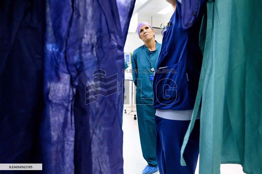 Queen Maxima Visits Radboud University Medical Center - Netherlands