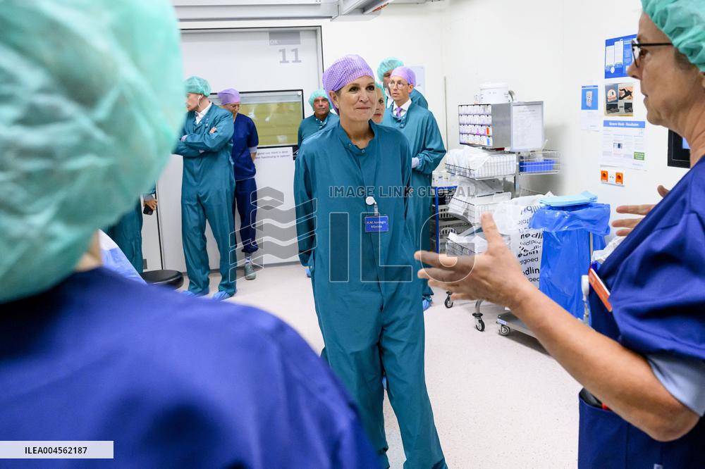 Queen Maxima Visits Radboud University Medical Center - Netherlands