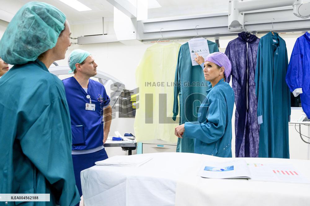 Queen Maxima Visits Radboud University Medical Center - Netherlands