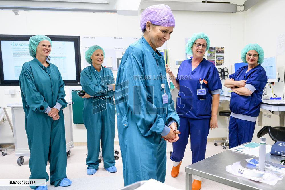 Queen Maxima Visits Radboud University Medical Center - Netherlands
