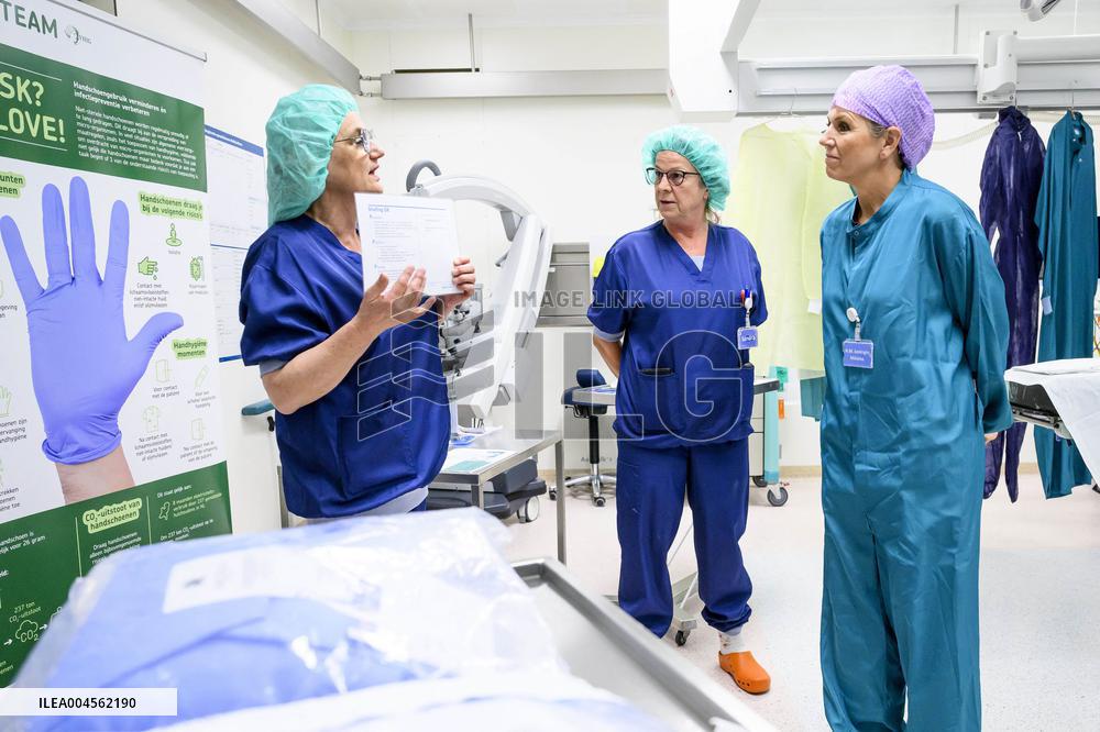 Queen Maxima Visits Radboud University Medical Center - Netherlands
