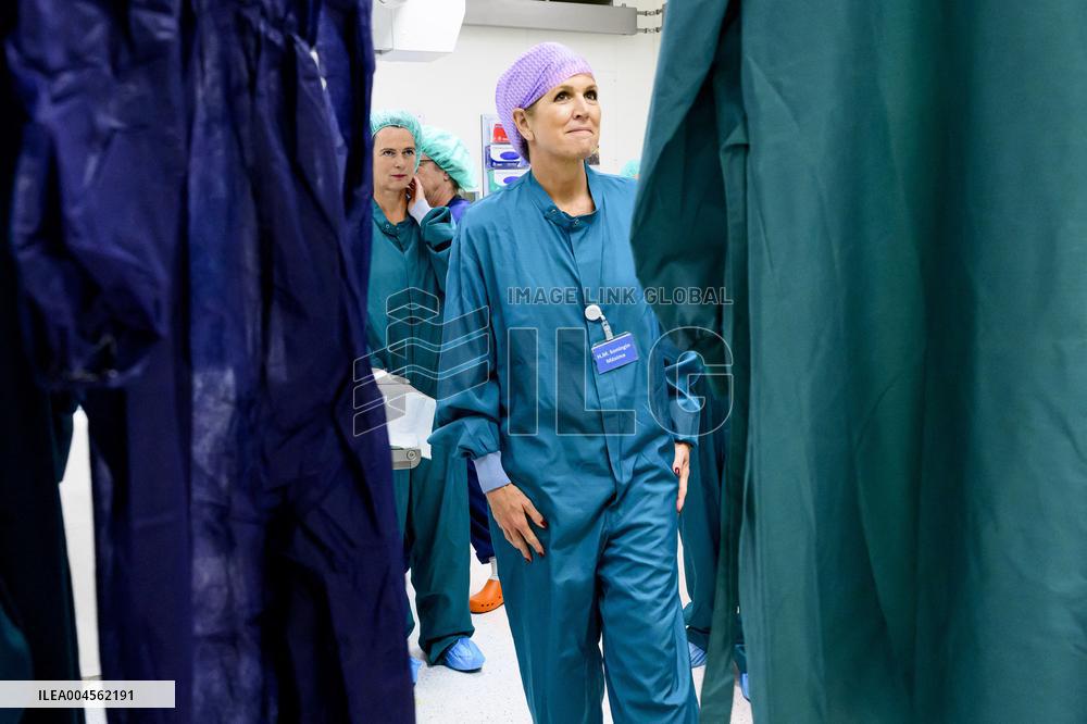 Queen Maxima Visits Radboud University Medical Center - Netherlands