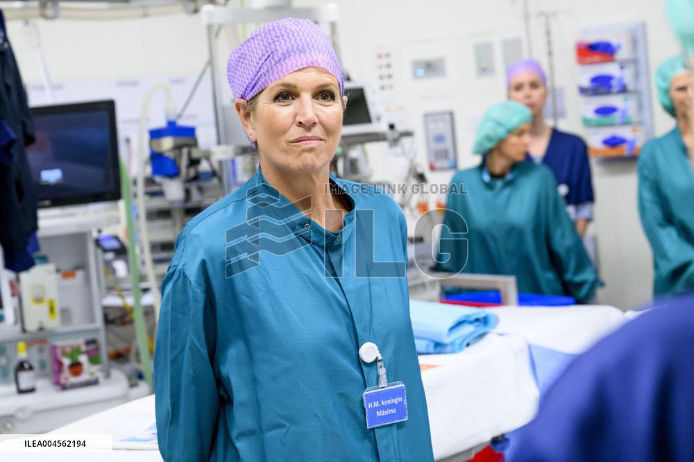 Queen Maxima Visits Radboud University Medical Center - Netherlands