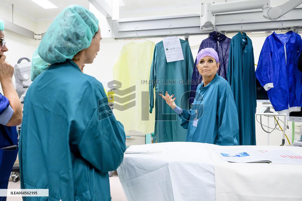 Queen Maxima Visits Radboud University Medical Center - Netherlands
