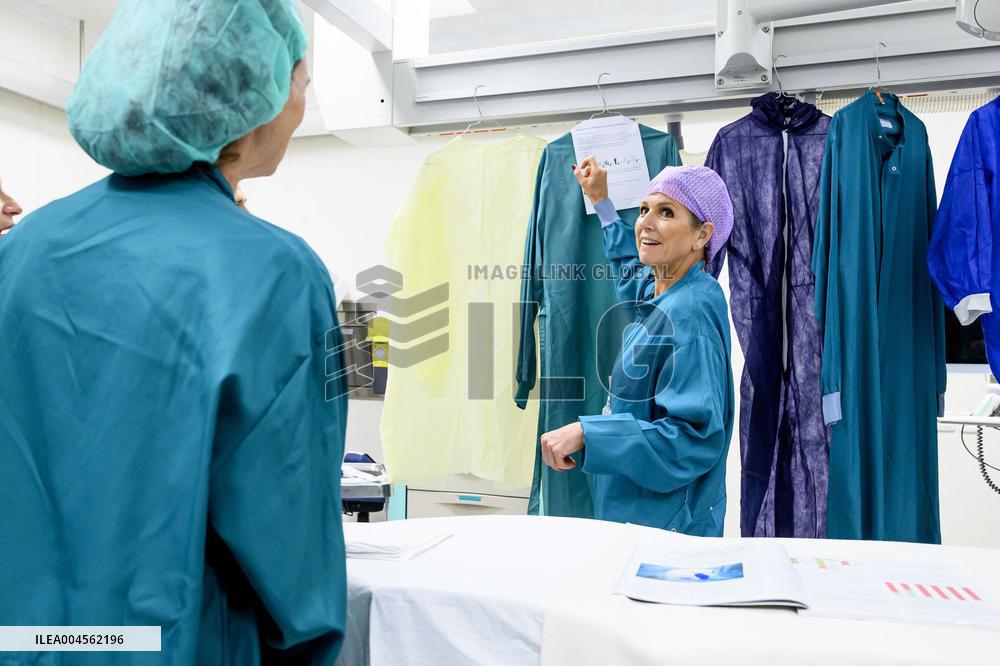 Queen Maxima Visits Radboud University Medical Center - Netherlands