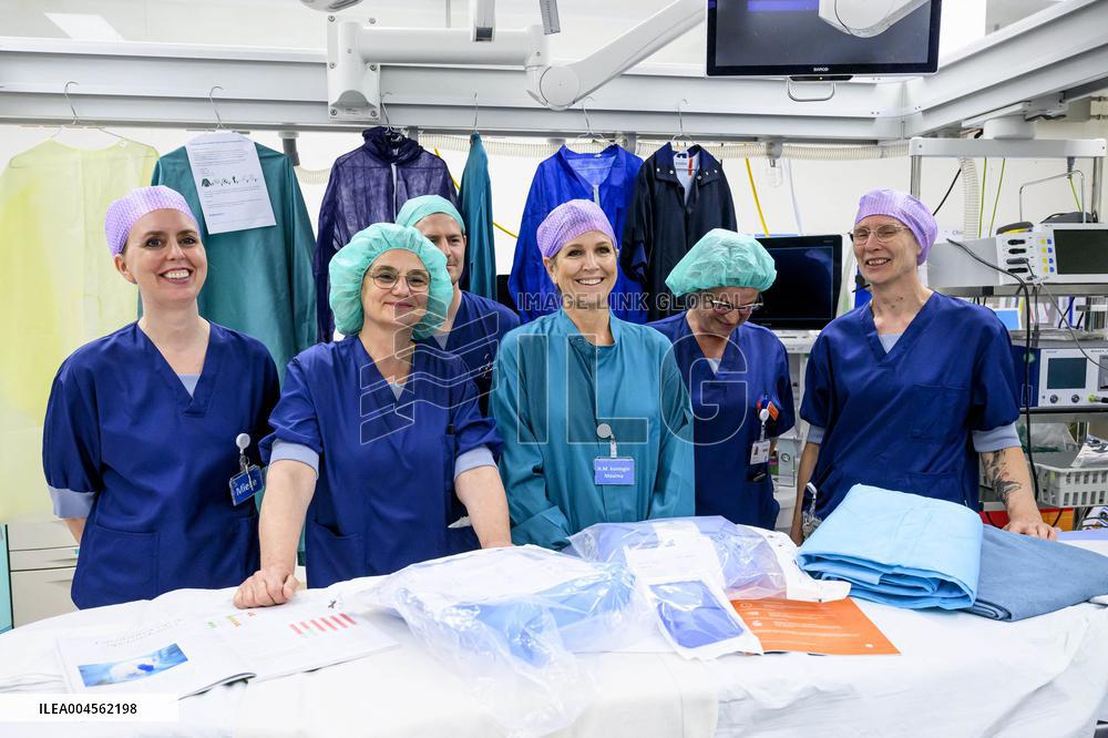 Queen Maxima Visits Radboud University Medical Center - Netherlands