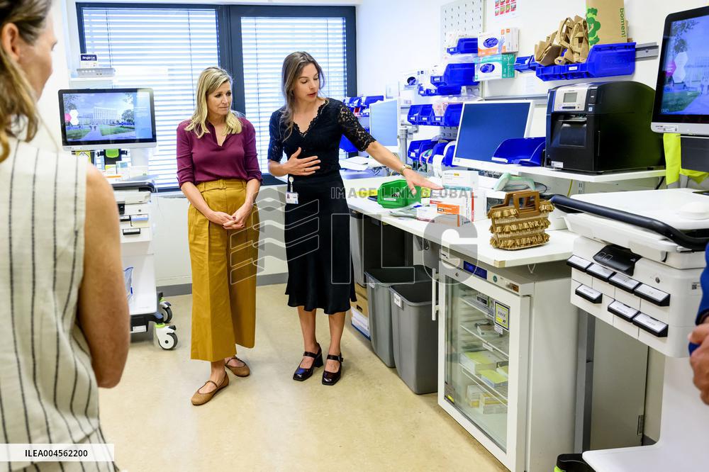 Queen Maxima Visits Radboud University Medical Center - Netherlands