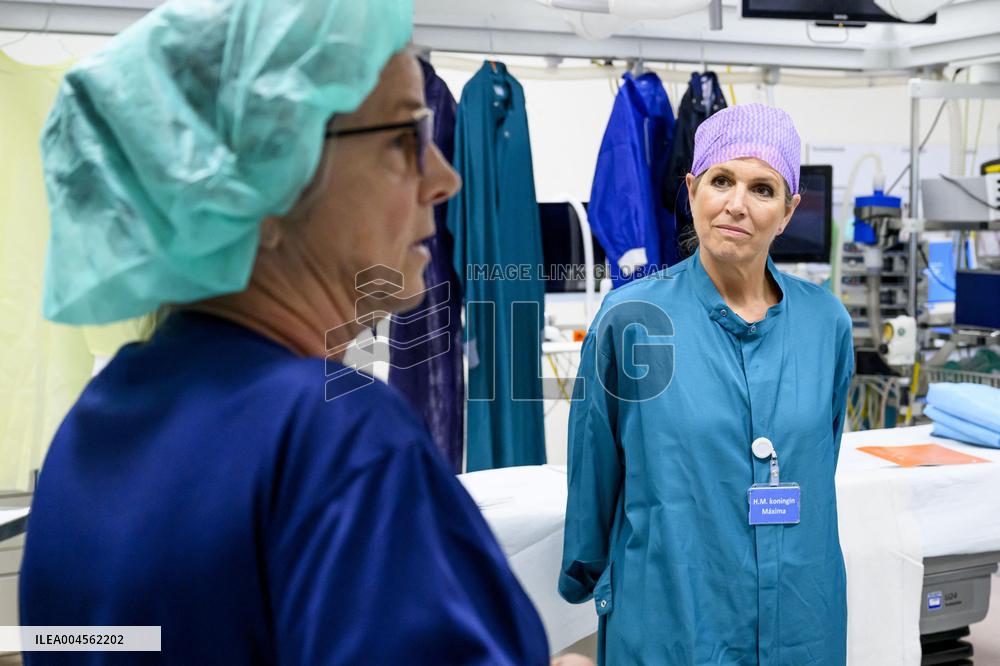 Queen Maxima Visits Radboud University Medical Center - Netherlands